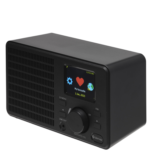 DENVER radio IR-122, BLACK