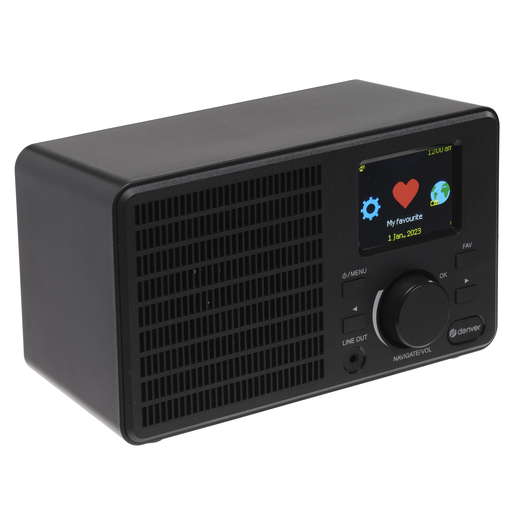 DENVER radio IR-122, BLACK