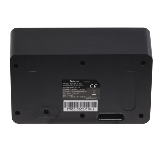 DENVER radio IR-122, BLACK