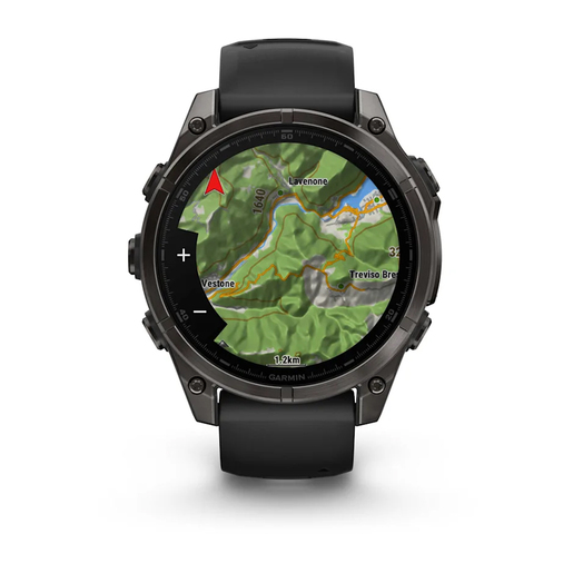 GARMIN Fenix 8 AMOLED Sapphire pametni sat, 47 mm, Carbon Gray, Pebble Gray remen