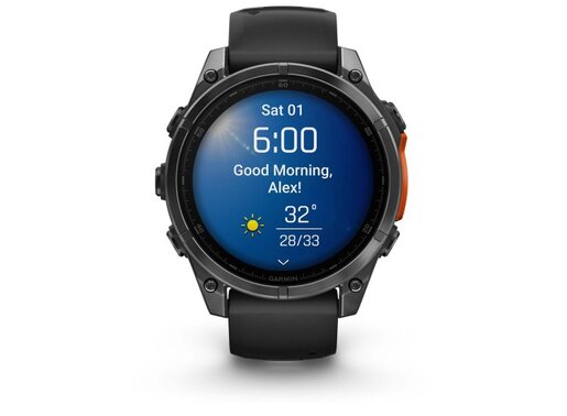 GARMIN Fenix 8 AMOLED pametni sat, 47 mm, Slate Gray, Black remen