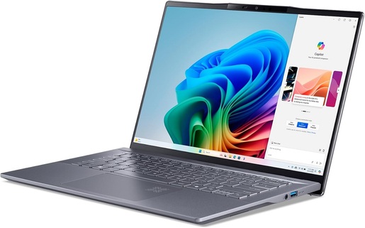 Acer laptop Swift Go SFG14-01-X8BW, 14,5 WUXGA IPS 120Hz, Qualcomm Snapdragon X Plus X1P-42-100, 16GB RAM, 1TB SSD, Qualcomm Adreno, Windows 11 Home