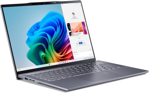 Acer laptop Swift Go SFG14-01-X8BW, 14,5 WUXGA IPS 120Hz, Qualcomm Snapdragon X Plus X1P-42-100, 16GB RAM, 1TB SSD, Qualcomm Adreno, Windows 11 Home