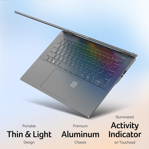 Acer laptop Swift Go SFG14-01-X8BW, 14,5 WUXGA IPS 120Hz, Qualcomm Snapdragon X Plus X1P-42-100, 16GB RAM, 1TB SSD, Qualcomm Adreno, Windows 11 Home