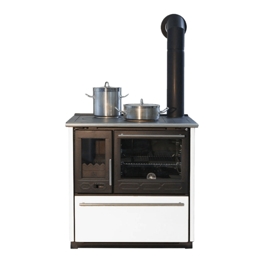 Plamen štednjak 850 GLAS bijeli lijevi