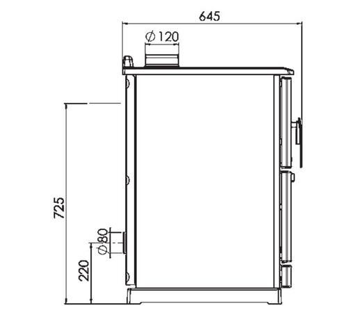 Plamen štednjak Calorex 100 bijeli