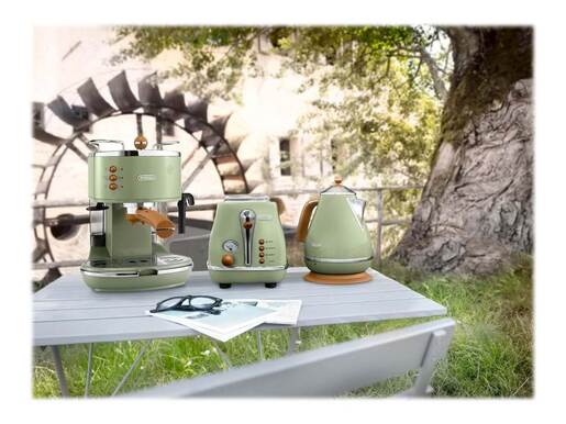DeLonghi aparat za espresso kafu ECOV311.GR Icona Vintage zeleni, ručni