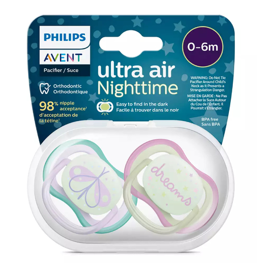 PHILIPS AVENT duda varalica air night girl 0-6m (2 kom) SCF376/19