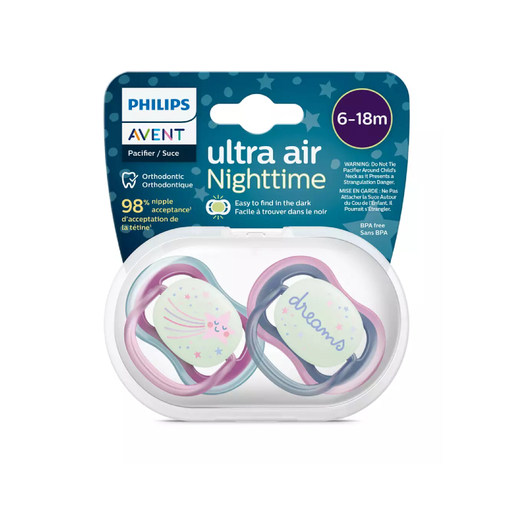PHILIPS AVENT duda varalica air night girl 6-18m (2 kom) SCF376/14