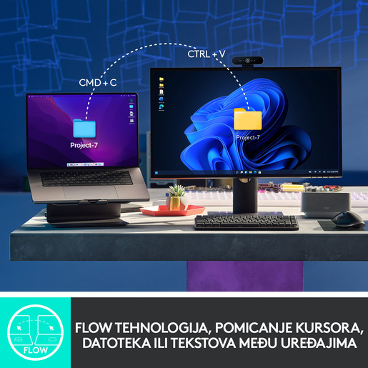 LOGITECH miš MX Master 3S bežični sivi