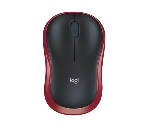 LOGITECH miš M185 bežični crveni