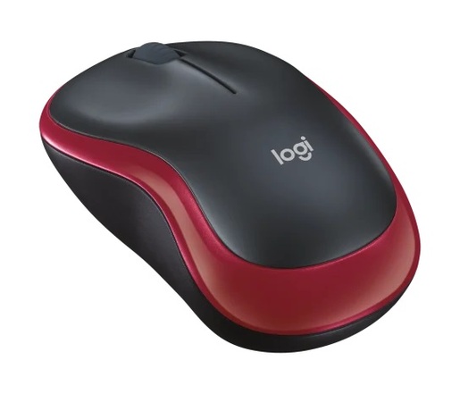 LOGITECH miš M185 bežični crveni