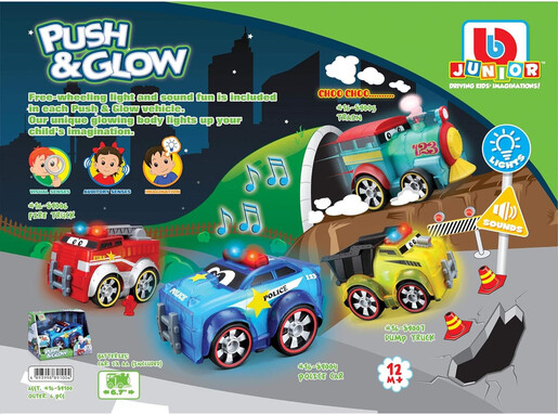 BBURAGO Junior Ferrari push and glow