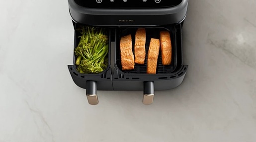 PHILIPS friteza NA352/00 Dual Basket 2750 W, 9 L