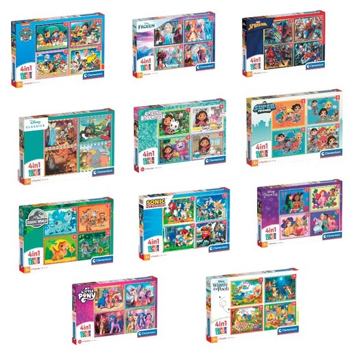 Clementoni puzzle 4U1 - SORTO