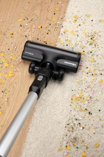 HISENSE štapni usisivač HVC613410BK: 110 W; do 35 min. čišćenja