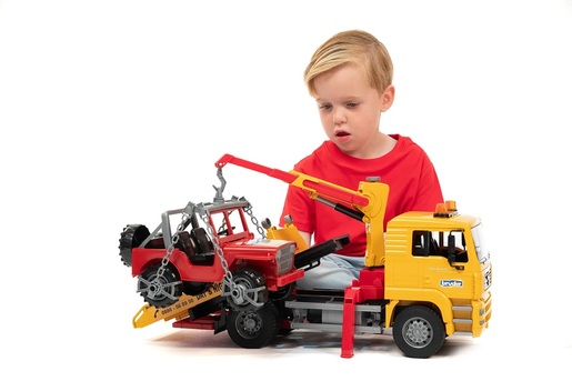 Bruder MAN TGA kamion sa jeepom 2750