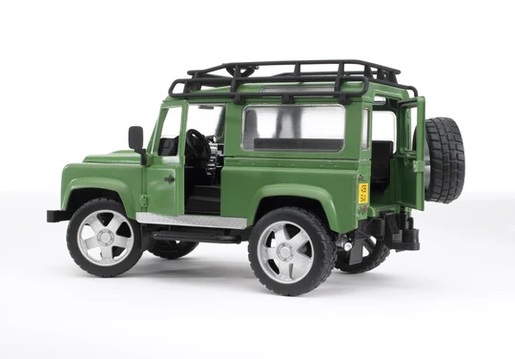 Bruder Land Rover Defender jeep i prikolica sa konjem 2592