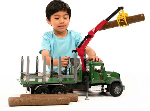 Bruder MACK kamion s balvanima 2824