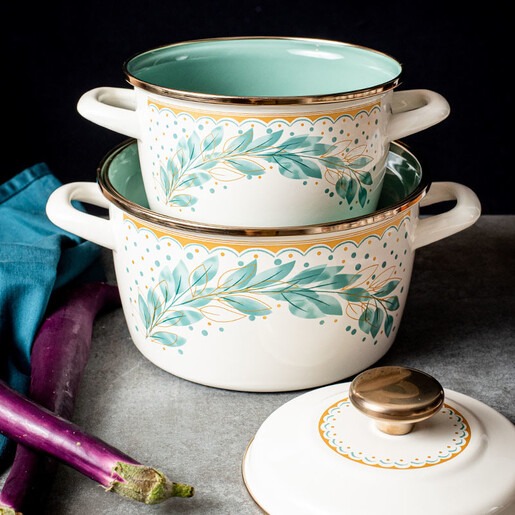 Metalac duboka šerpa sa poklopcem GREEN LINE 16cm/1,9lit