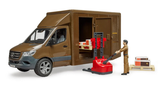 Bruder MB Sprinter UPS s vozačem i dodatnom opremom 2678