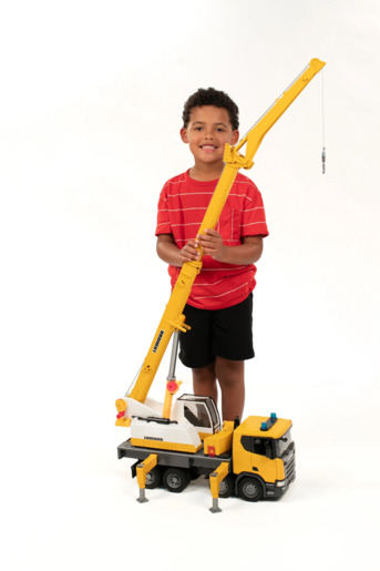 Bruder Scania Super 560R Liebherr kran 3571