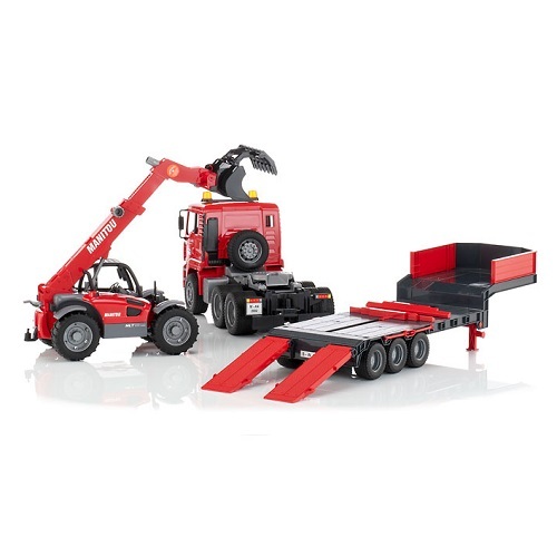Bruder MAN TGA kamion s prikolicom i utovarivačem MLT 633 2774