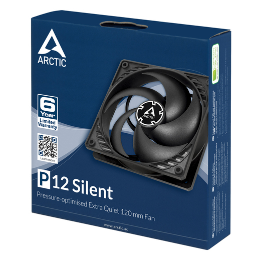 Arctic P12 Silent Fan 120mm pressure-optimised, extra quiet