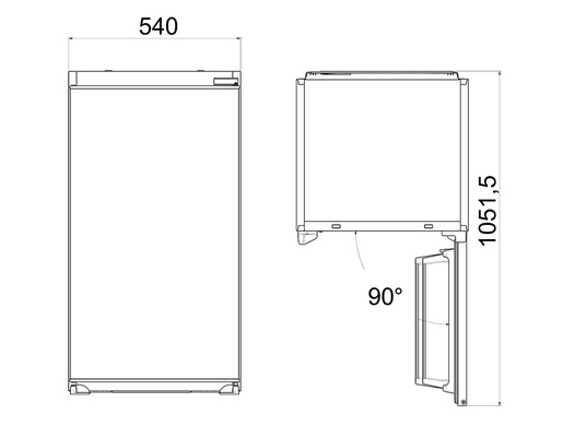 VOX frižider IKS 1800 E