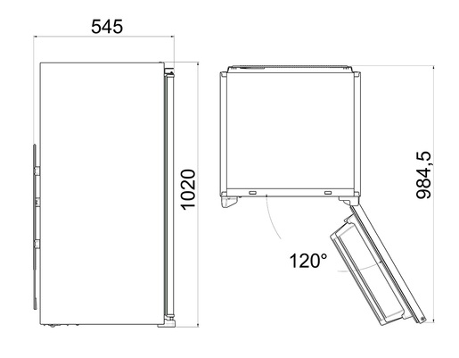 VOX frižider IKS 1800 E