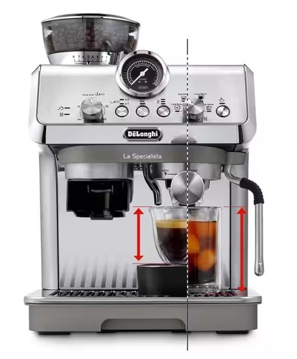 DeLonghi aparat za espresso kafu EC9255.M La Specialista Arte Evo ručni, metalik-sivi