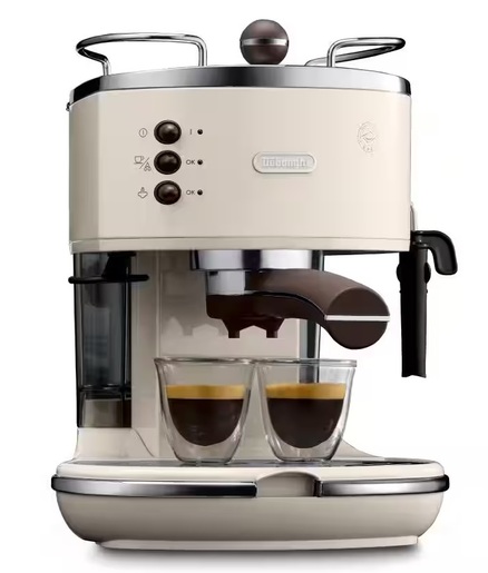 DeLonghi aparat za espresso kafu ECOV311.BG Icona Vintage ručni, bež