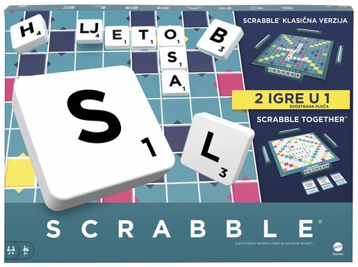 Mattel društvena igra, Scrabble original 2u1 set