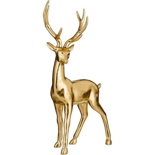Edelman praznična dekoracija jelen 95x155,5cm - zlatni