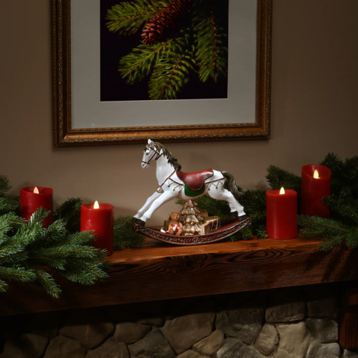 Edelman praznična dekoracija konj 30x25cm