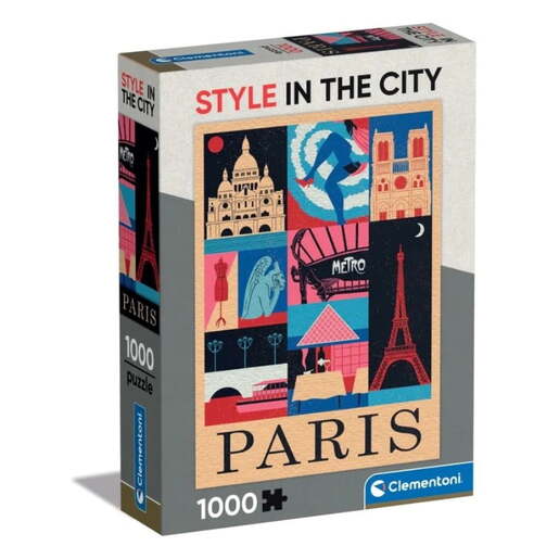 CL39843 Clementoni puzzle 1000 STIL GRADA PARIZ