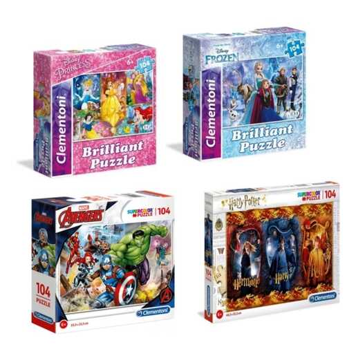 Clementoni puzzle 104 SQUARE - SORTO