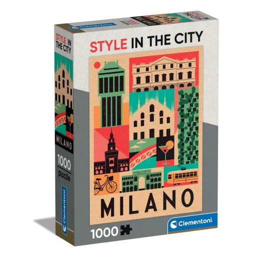 CL39842 Clementoni puzzle 1000 STIL GRADA MILANO