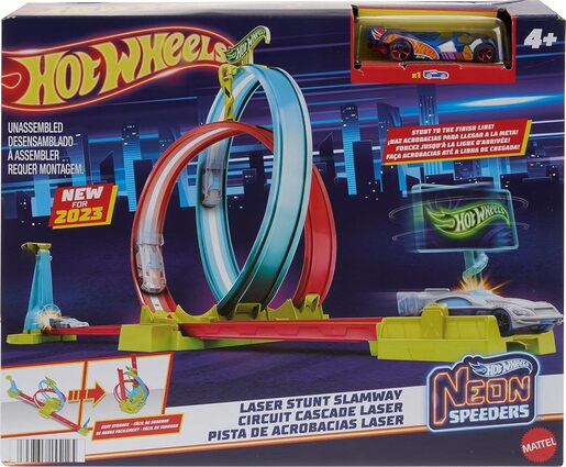 Hot Wheels set staza - neonska superpetlja