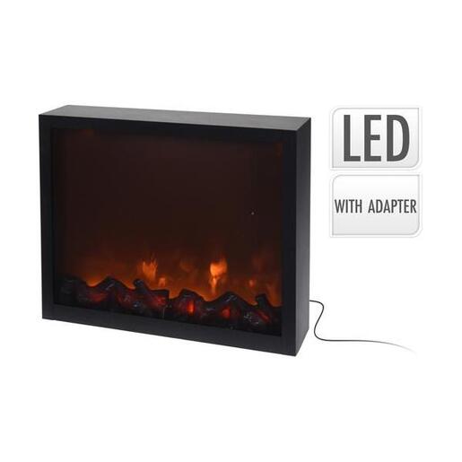 Koopman kamin ukrasni LED 41x35cm