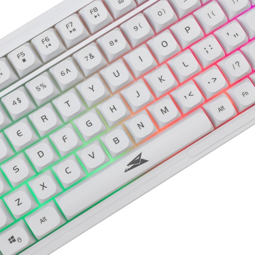 WHITE SHARK BARACUDA gaming set miš i tastatura ORCA bijela žična US layout