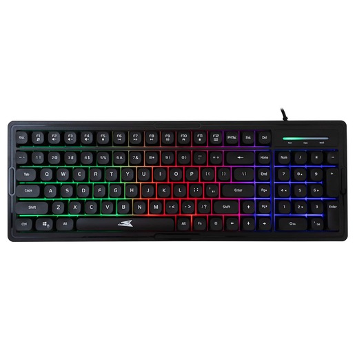 WHITE SHARK BARACUDA gaming set miš i tastatura ORCA crna žična US layout