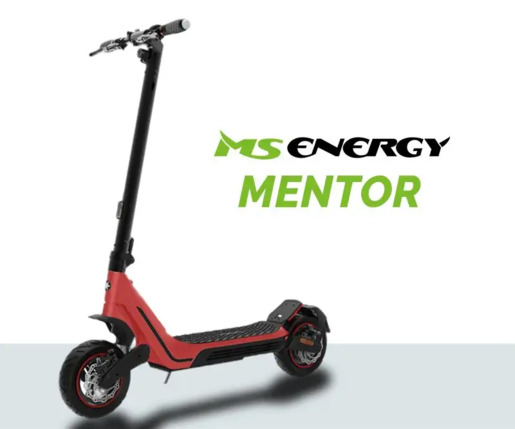 MS Energy električni romobil Mentor - crveni