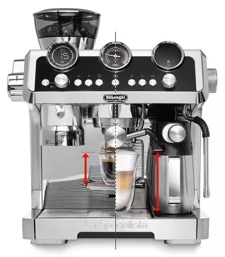 DeLonghi aparat za espresso kafu EC9865.M La Specialista Maestro srebreni, ručni