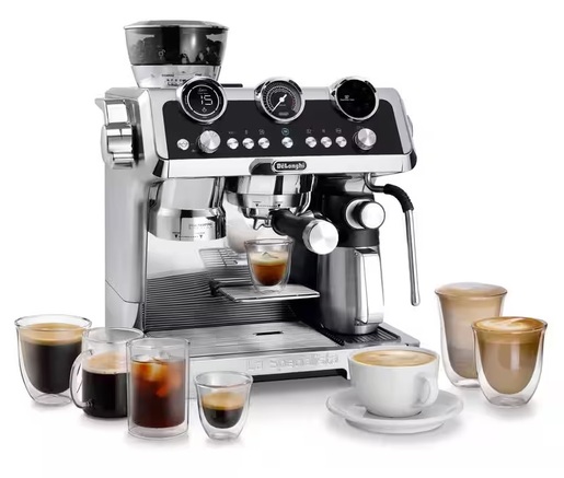 DeLonghi aparat za espresso kafu EC9865.M La Specialista Maestro srebreni, ručni