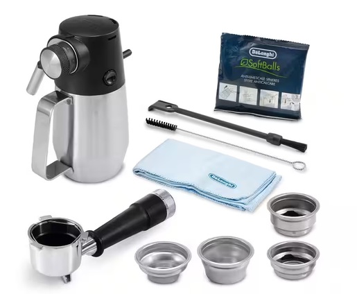 DeLonghi aparat za espresso kafu EC9865.M La Specialista Maestro srebreni, ručni