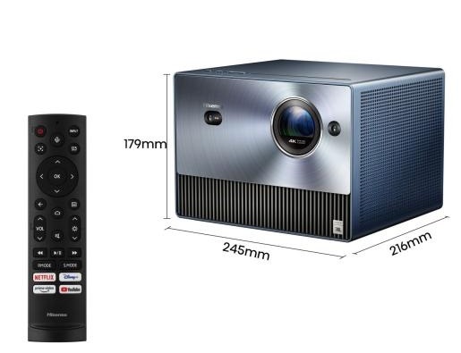 Hisense mini projektor C1, Smart, 4K Ultra HD, Dolby Atmos, VIDAA U6