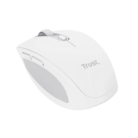 Trust miš OZAA compact wireless bluetooth, 800-3200 dpi, optički,3 načina konekcije, punjiva baterija, bijeli