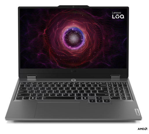 Lenovo laptop Gaming LOQ 15ARP9, 83JC006GSC, 15,6 FHD IPS 144Hz G-Sync, AMD Ryzen 7 7435HS, 24GB DDR5 RAM, 512GB SSD, NVIDIA GeForce RTX 4050 6GB, FreeDOS