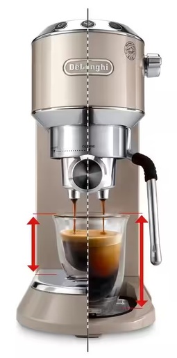 DeLonghi aparat za espresso kafu EC885.BG Dedica Arte bež, ručni